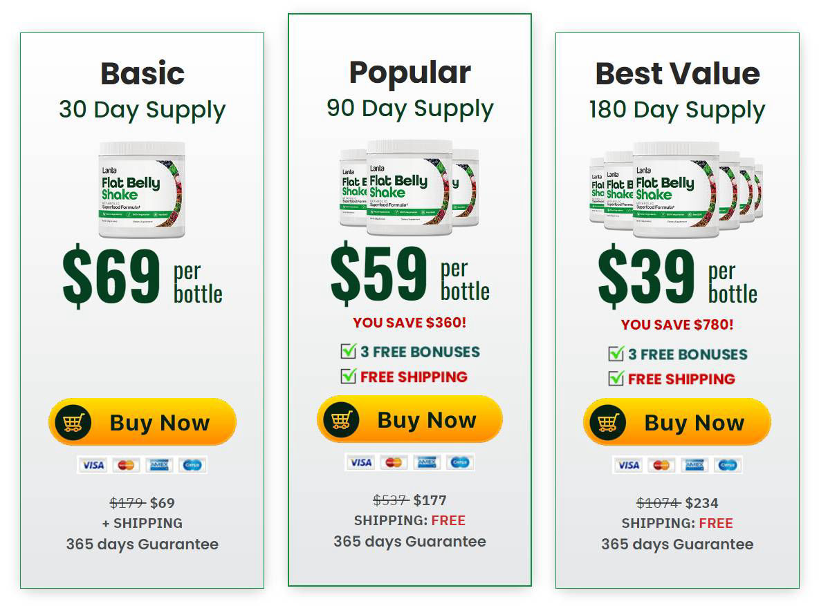 Lanta Flat Belly Shake best pricing